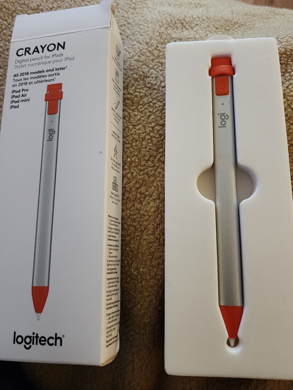 Logitech Crayon, a pixel-precise digital pencil designed for iPad